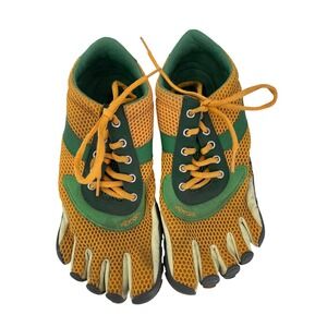 Vibram FiveFingers Speed Mens Orange Green Barefoot Running Shoes Size 44